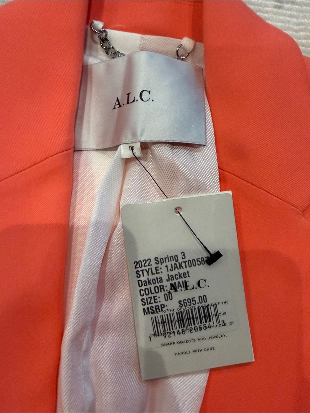 A.L.C. Coral Single-Button Women's Suit Jacket & Trousers - Picture 3 of 10